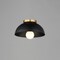 Maxim Lighting Thelonious 12'' Flush Mount, Black/Natural Aged Brass 10020BKNAB - alternate 3
